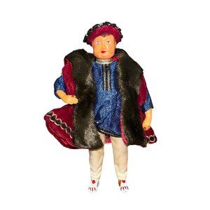 Vintage PEGGY NISBET Costume Doll King Henry VIII 8"